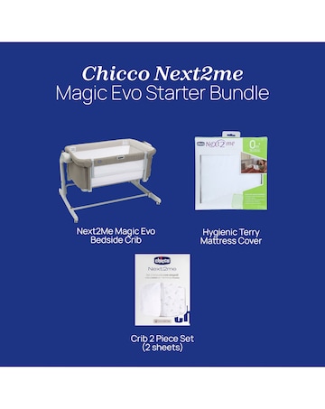 Chicco Next2Me Magic Evo Starter Bundle