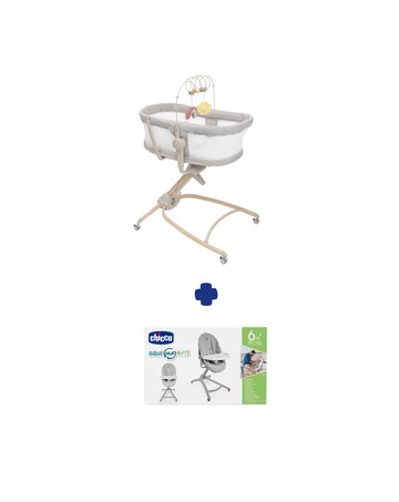 Chicco Baby Hug 4-in-1 Armonia Highchair Bundle