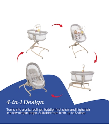 Chicco Baby Hug 4-in-1 Armonia Highchair Bundle