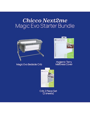 Chicco Next2Me Magic Evo Starter Bundle