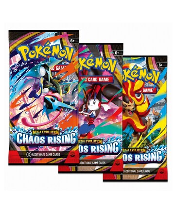 Pokemon (TCG): Mega Evolution Chaos Rising Booster Pack Assortment * 3
