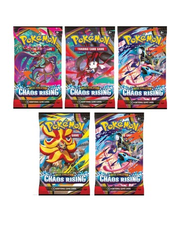 Pokemon (TCG): Mega Evolution Chaos Rising Booster Pack Assortment * 5