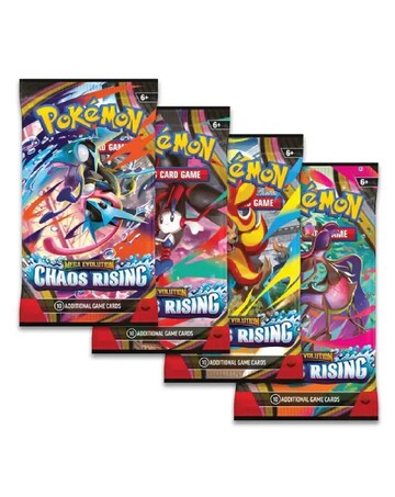 Pokemon (TCG): Mega Evolution Chaos Rising Booster Pack Assortment * 5
