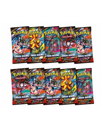 Pokemon (TCG): Mega Evolution Chaos Rising Booster Pack Assortment * 10