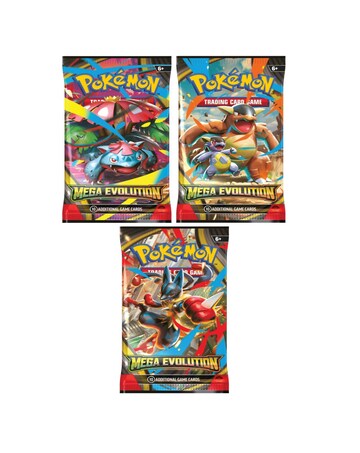 Pokemon (TCG): Mega Evolution Single Booster * 3 Pack