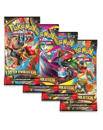Pokemon (TCG): Mega Evolution Single Booster * 3 Pack