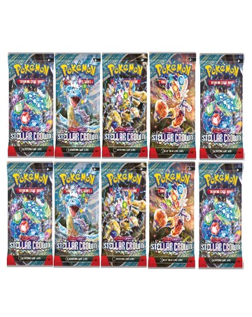 Pokemon (TCG): Scarlet & Violet Stellar Crown Booster Pack * 10