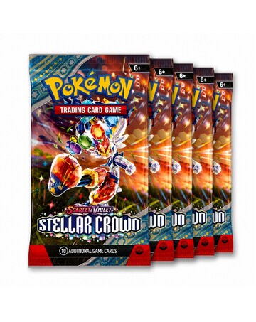Pokemon (TCG): Scarlet & Violet Stellar Crown Booster Pack * 5