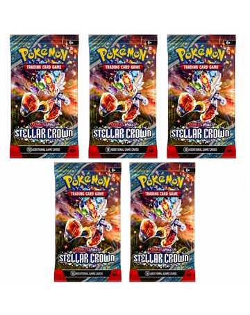 Pokemon (TCG): Scarlet & Violet Stellar Crown Booster Pack * 5