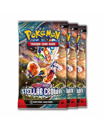 Pokemon (TCG): Scarlet & Violet Stellar Crown Booster Pack * 3