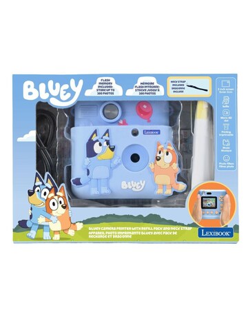 Starcam Print, camera pack with instant printer & 3D Bluey silicon pouch