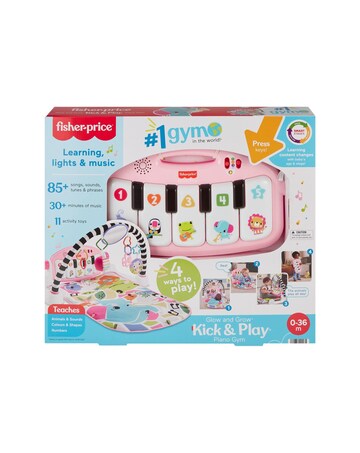 Fisher Price Glow & Grow Kick & Play Gym Pink