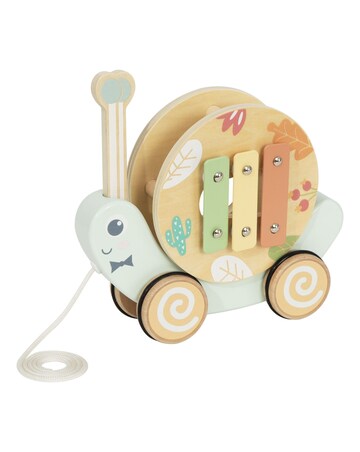 Wooden Pull Along Snail