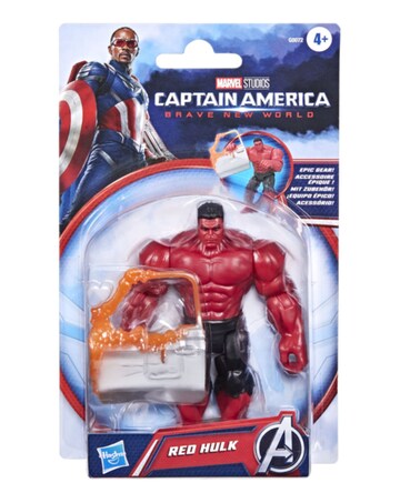 Avengers Captain America 4in Deluxe Red Hulk