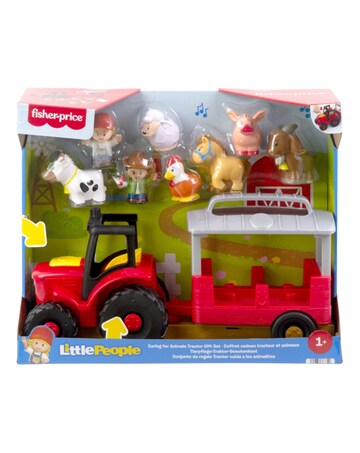 Fisher Price Little People Caring For Animals Tractor Gift Set