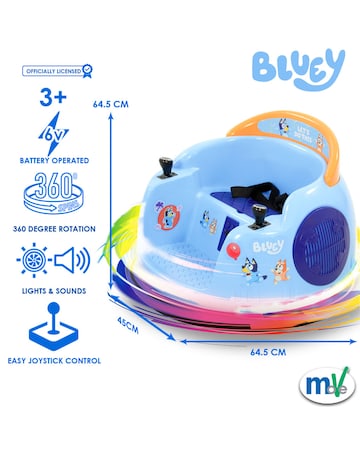 Bluey 6V Electric Bumper Car Ride On