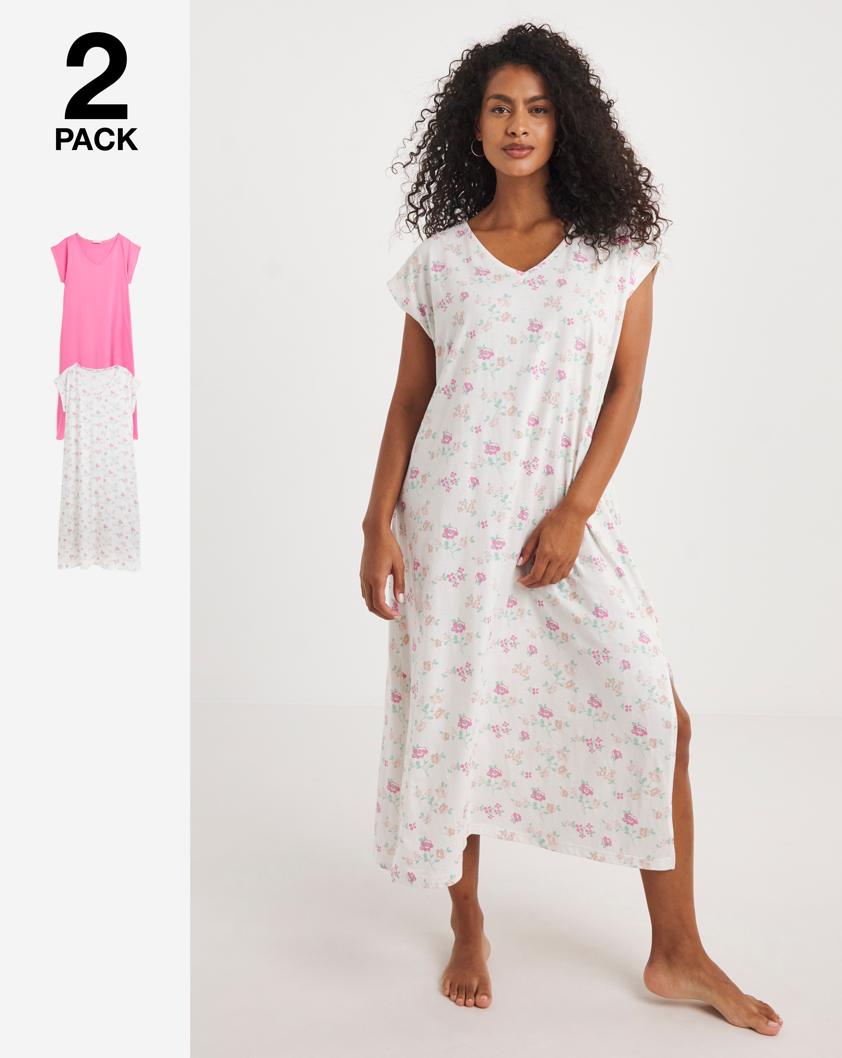 Value 2 Pack Maxi Nighties