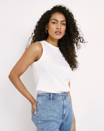 Cotton Relaxed Tank Top Vest