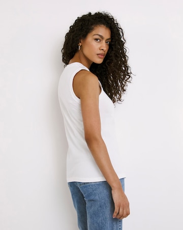 Cotton Relaxed Tank Top Vest
