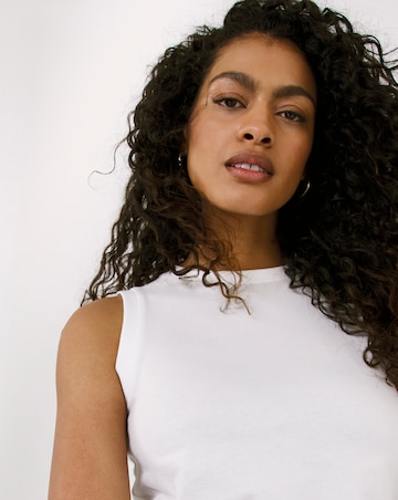 Cotton Relaxed Tank Top Vest