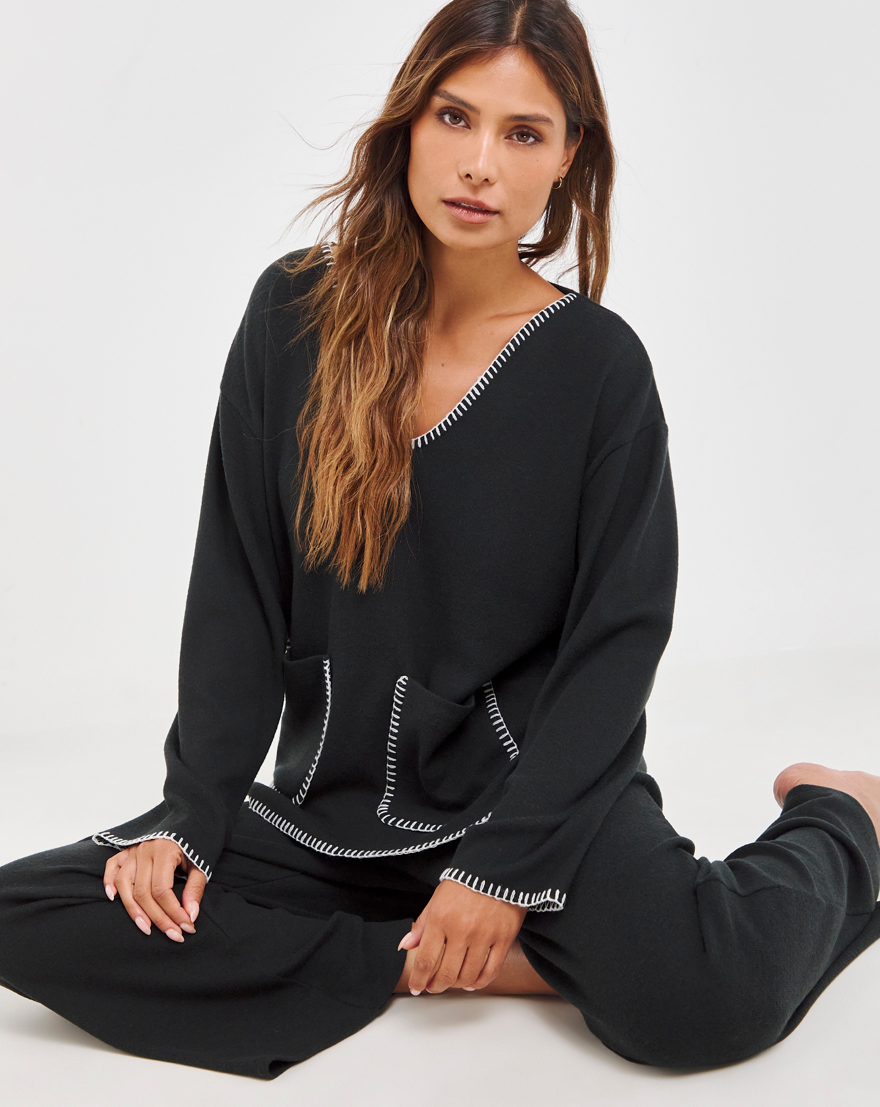 Figleaves Supersoft Stitch Lounge Set