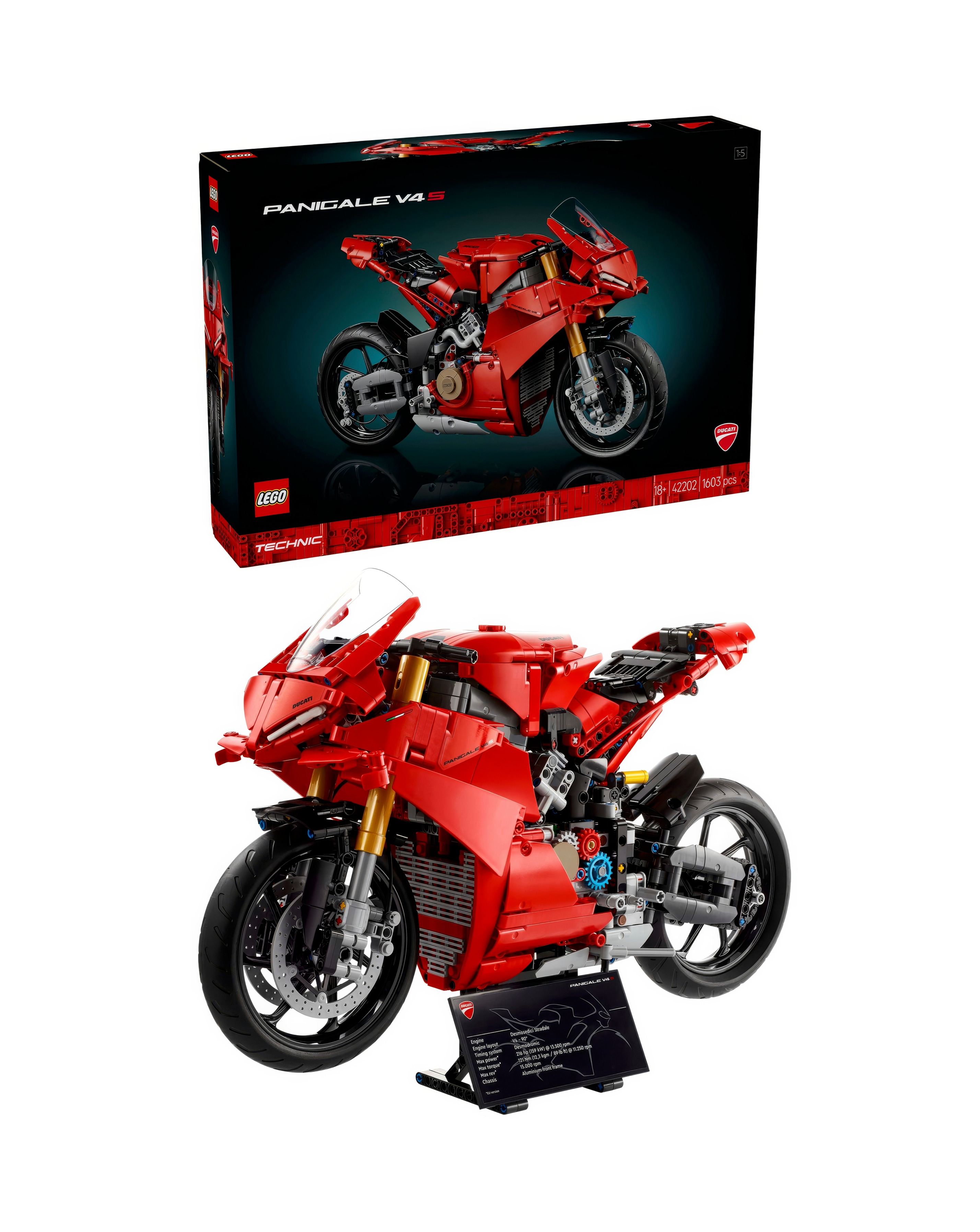 LEGO Technic Ducati Panigale V4 S Motorc