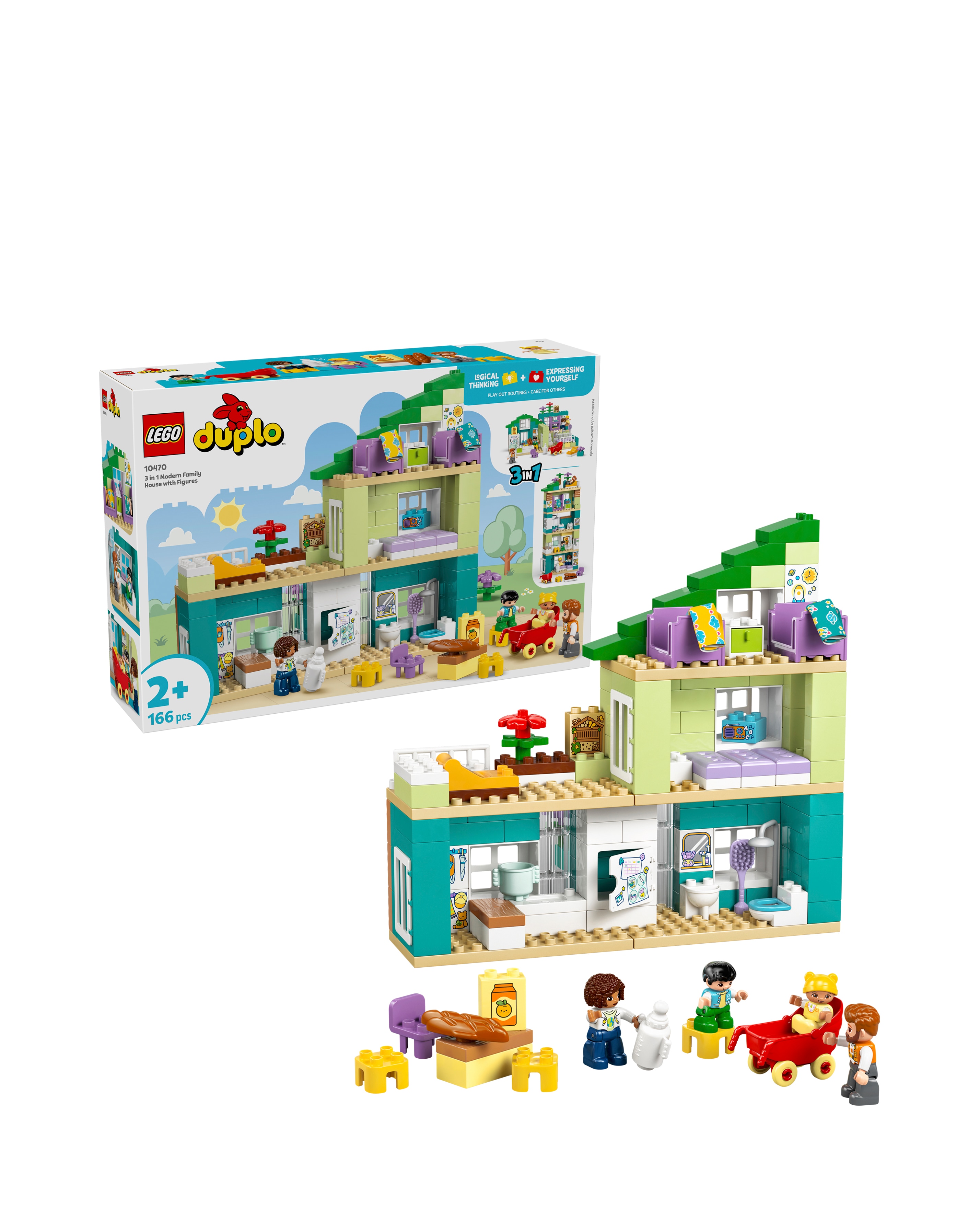 LEGO DUPLO 3 in 1 Modern Family House