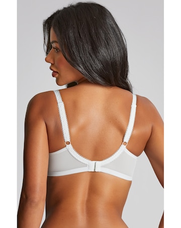 Panache Charlotte Broderie Anglaise Balcony Wired Bra White