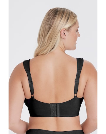 Miss Mary of Sweden Cotton Wired T Shirt Bra Black