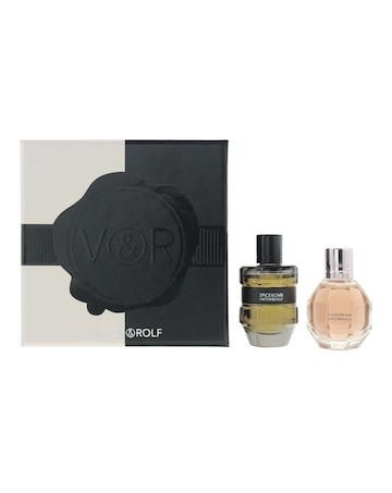 Viktor Rolf 2 Piece Gift Set: Flowerbomb EDP 7ml - Spicebomb EDT 7ml