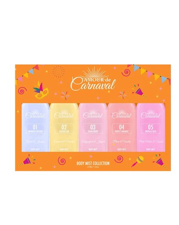 Amour De Carnaval 5 x 50ml Body Mist Collection