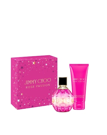 Jimmy Choo Rose Passion Giftset EDP Spray 60ml & Body Lotion 100ml