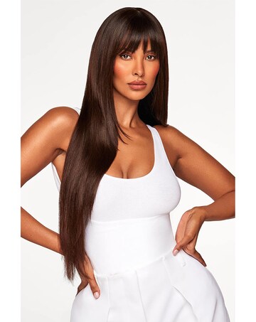 Beauty Works X Maya Jama Clip-in Fringe - Brownie Batter