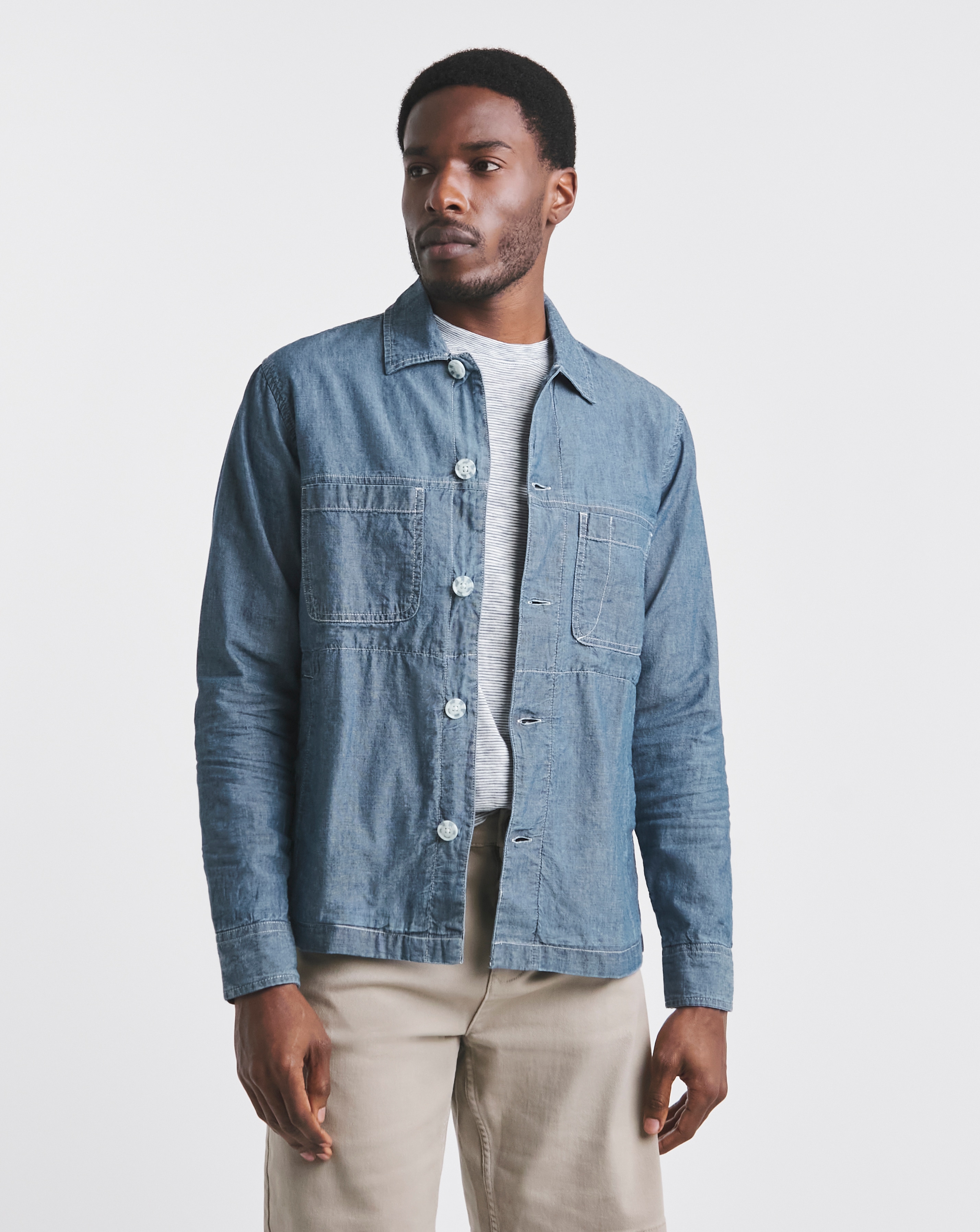Denim Chambray Shacket