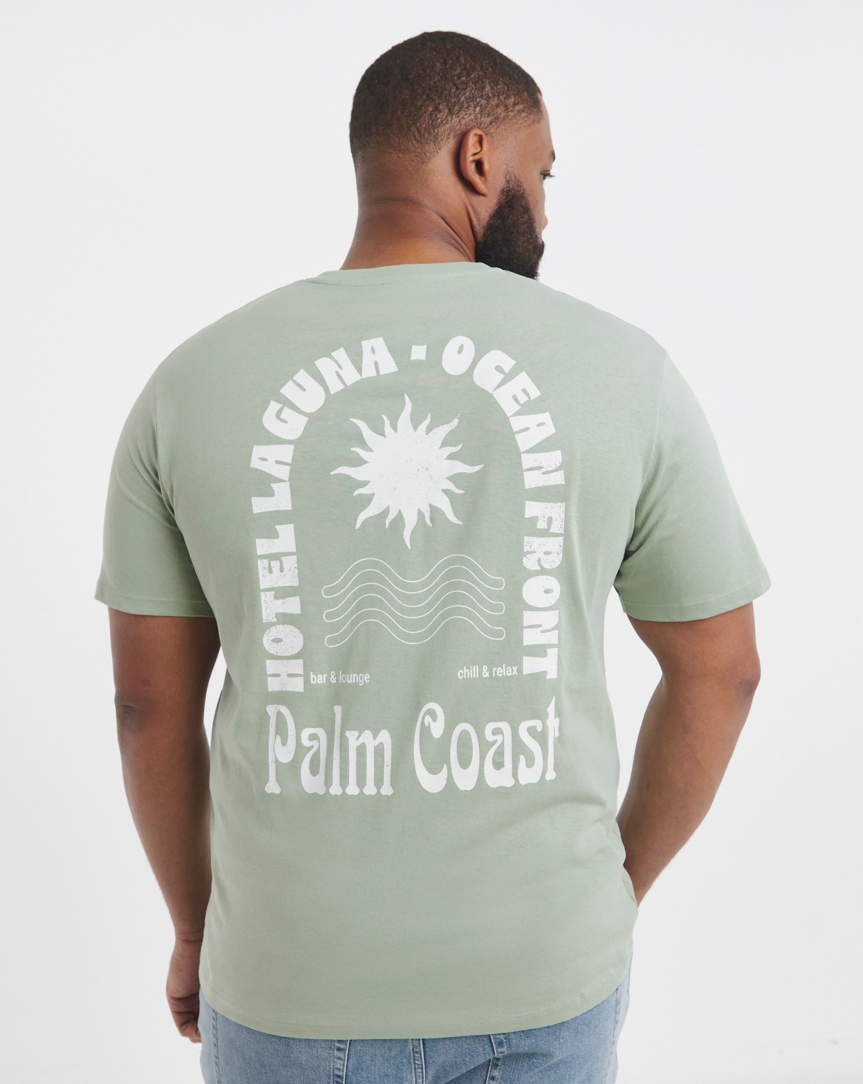 Jack & Jones Palm CoasT T-Shirt - Green