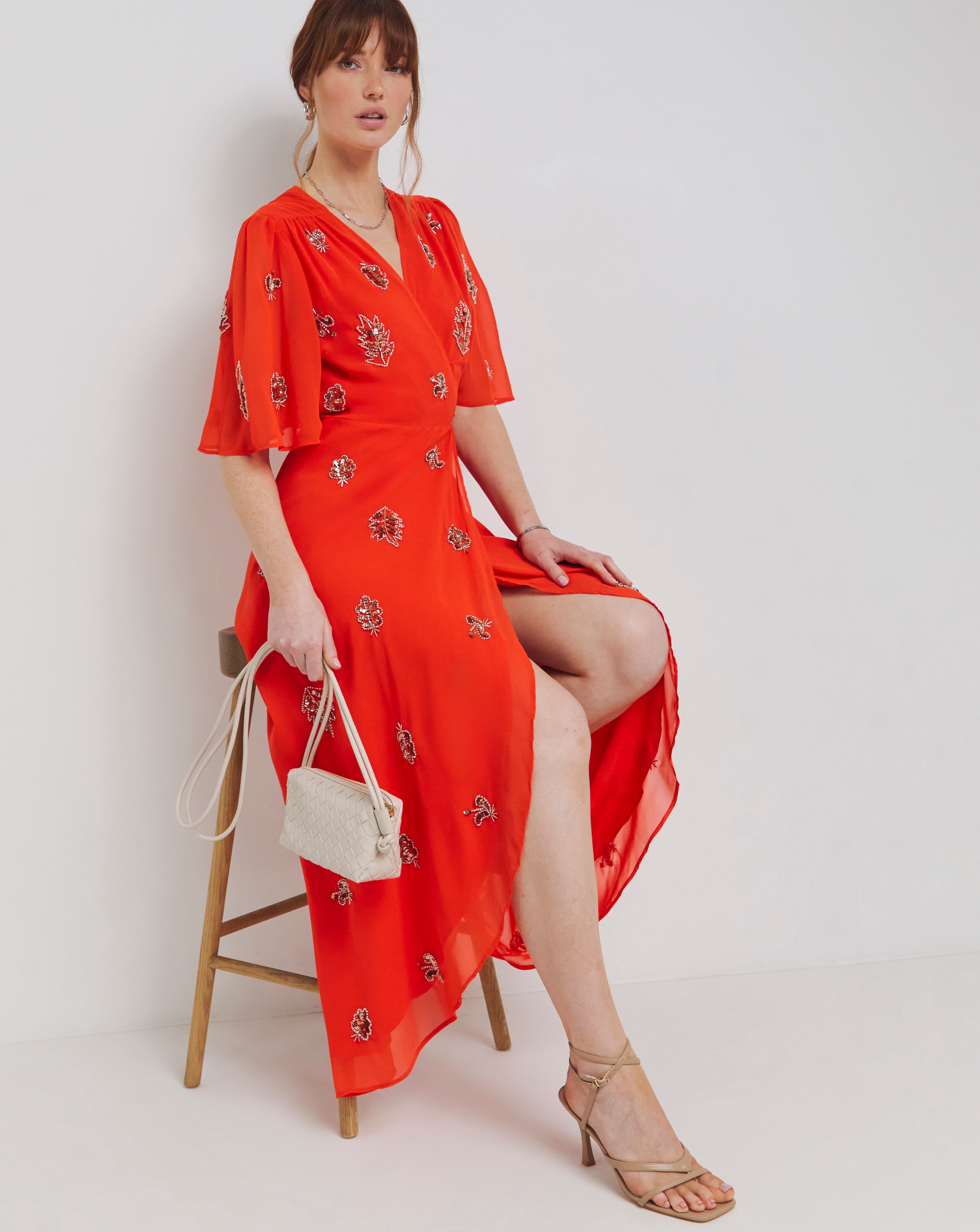 Hope & Ivy Alana Wrap Dress