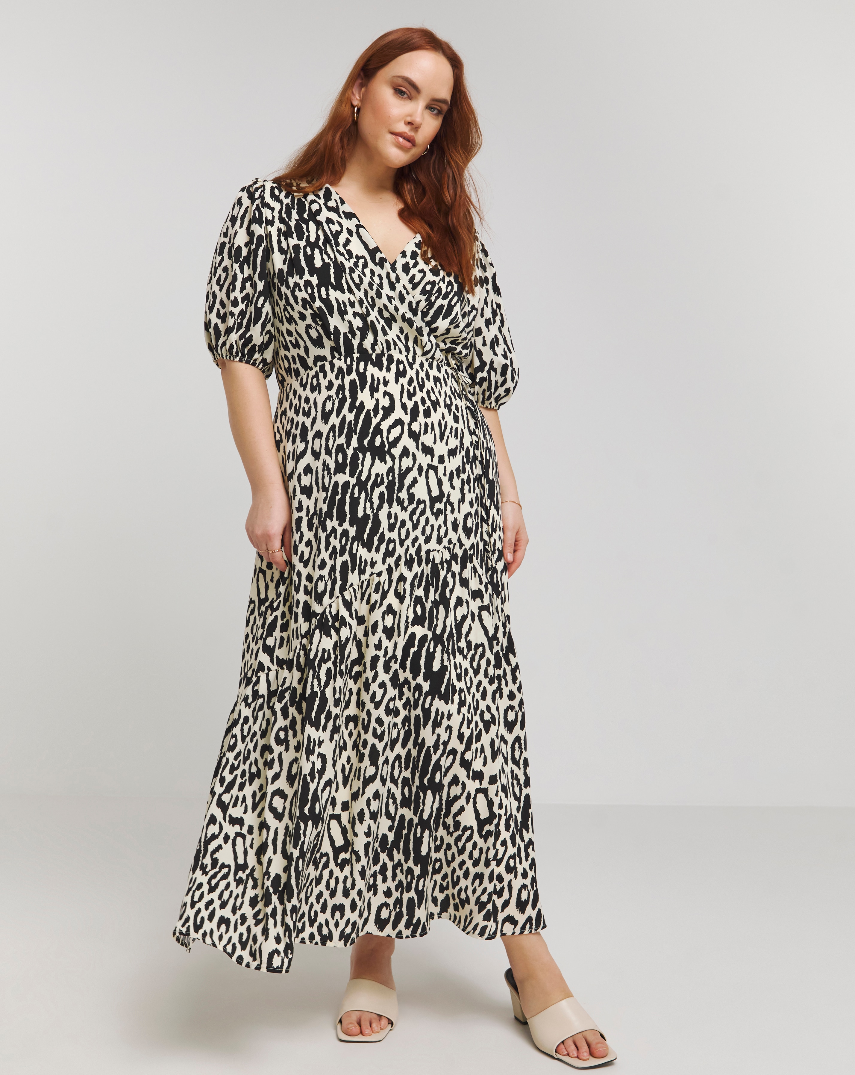 Lovedrobe Wrap Front Midi Dress