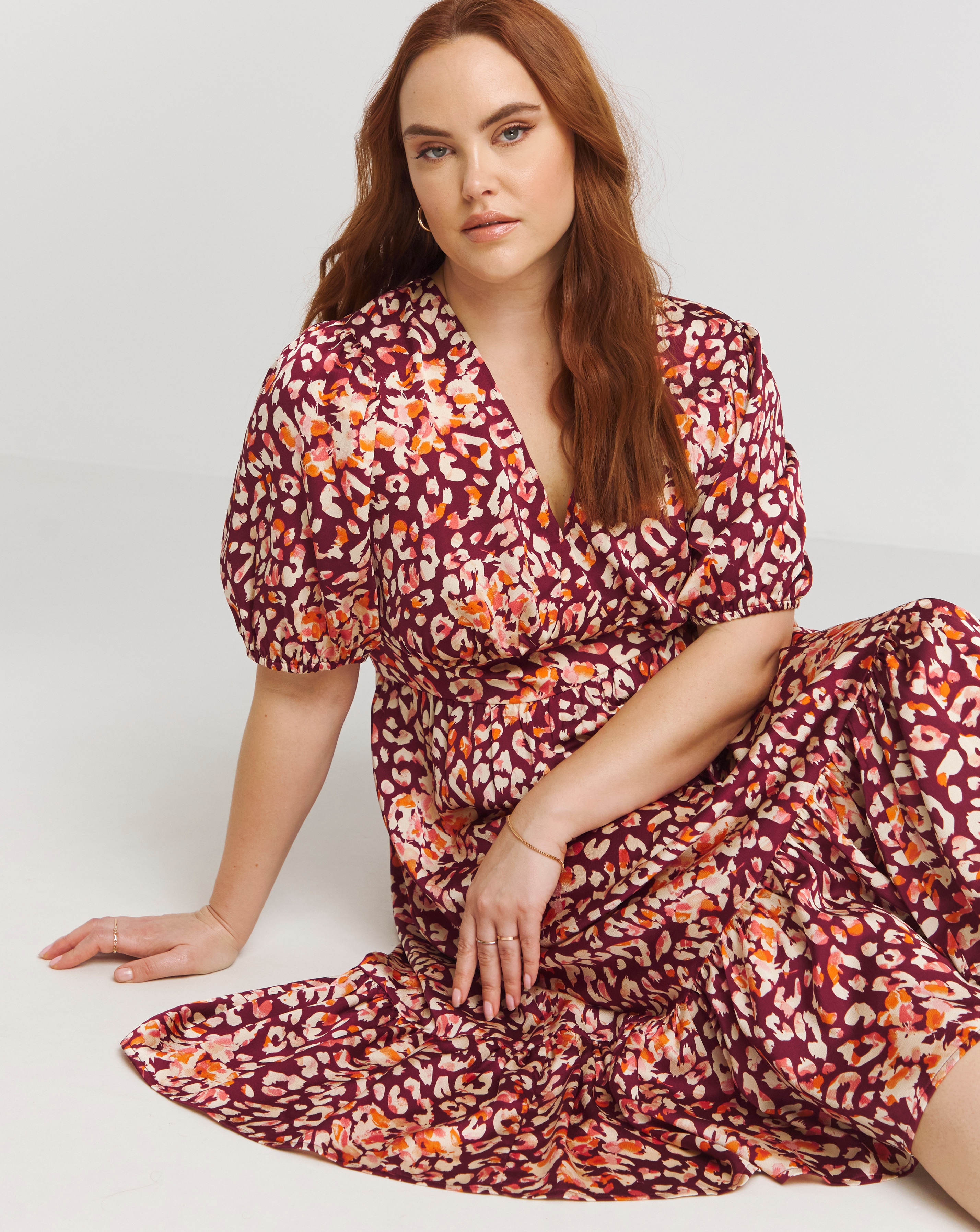 Lovedrobe Tiered Hem Midi Dress