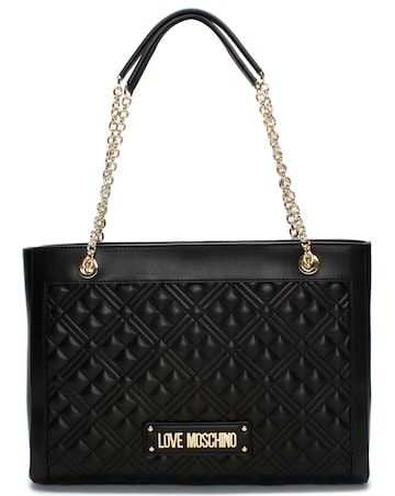 Love Moschino Diamond Quilt Tote Bag