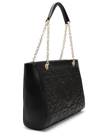 Love Moschino Diamond Quilt Tote Bag