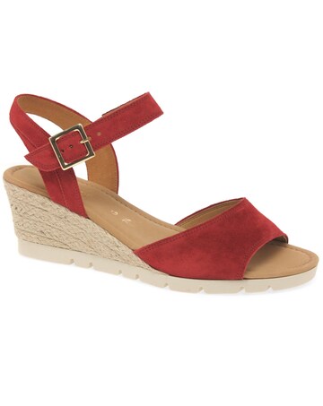 Gabor Nieve Wider Fit Wedge Heel Sandals