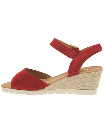 Gabor Nieve Wider Fit Wedge Heel Sandals