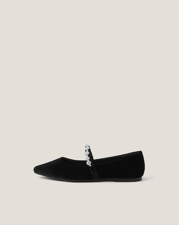 Monsoon Elia Embellished Velvet Pumps