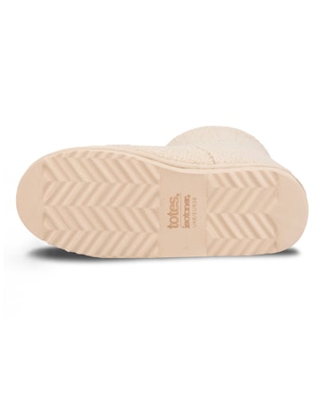 Totes Ladies Borg Boot With Cuff Detail