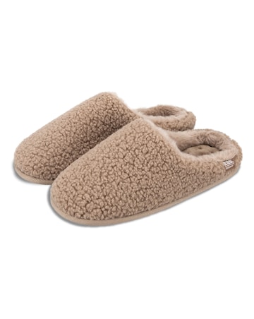Totes Ladies Borg Swept Back Mule