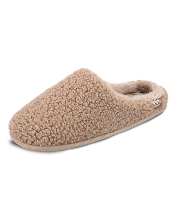 Totes Ladies Borg Swept Back Mule