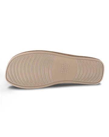 Totes Ladies Real Suede Mule With Water Repellency