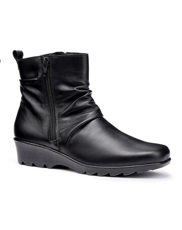 Hotter Milton Wide Fit Wedge Boot