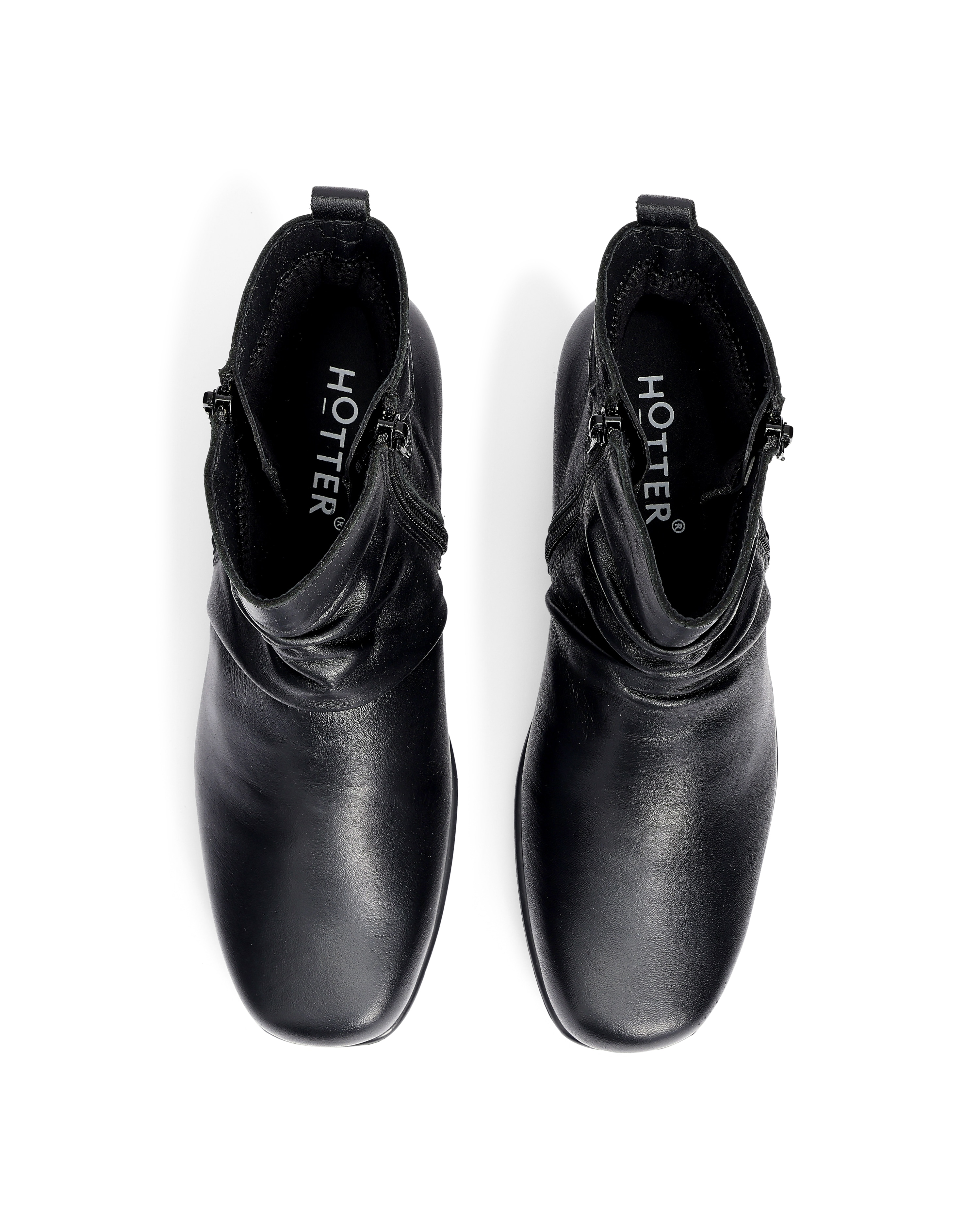 Hotter Milton Wide Fit Wedge Boot Ambrose Wilson