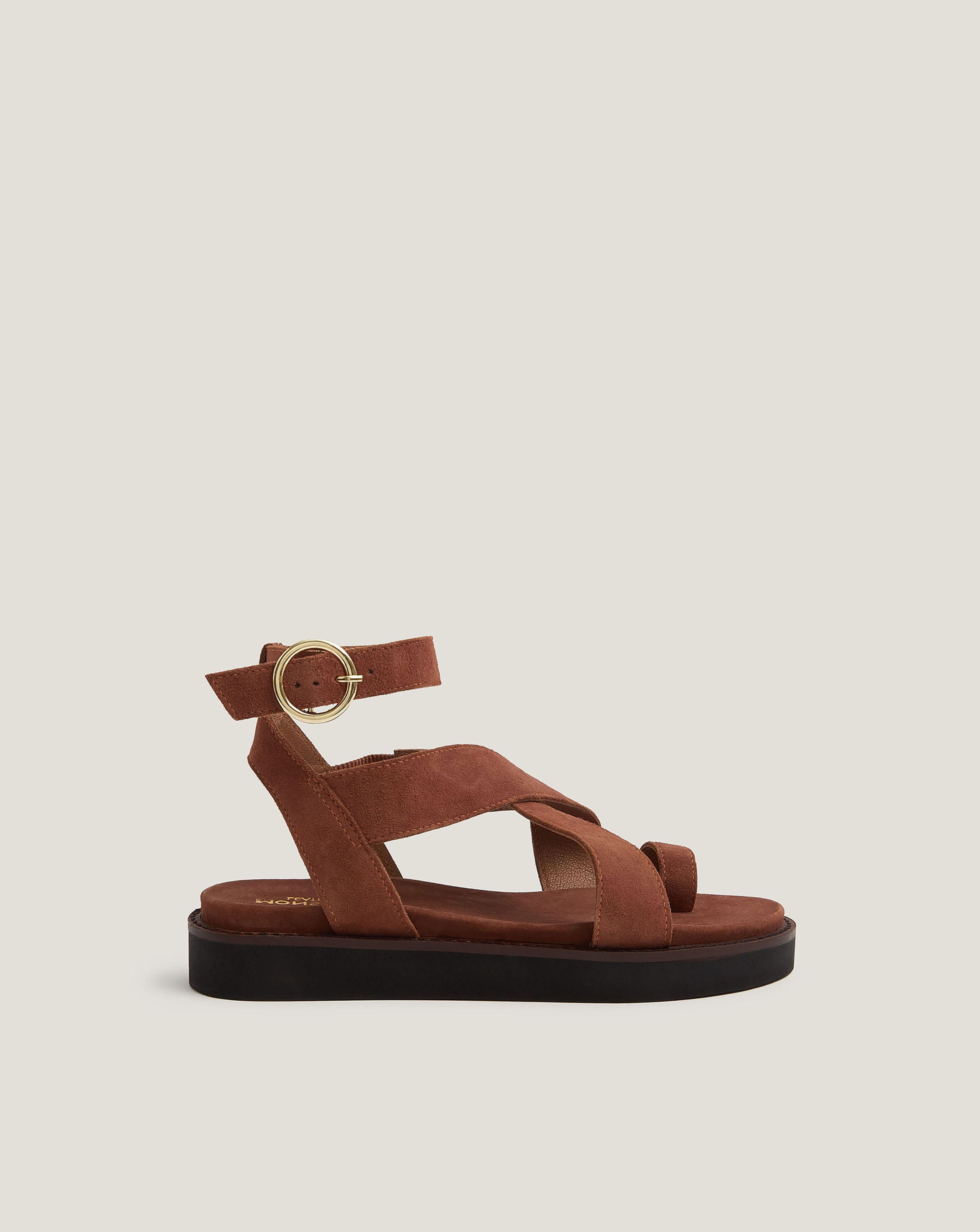 New In - Monsoon Ivy Toe Strap Suede Sandals